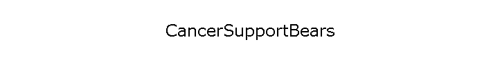 CancerSupportBears